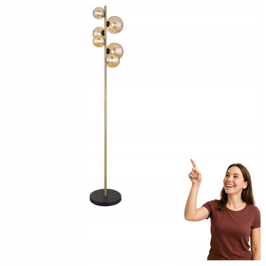 Podlahová lampa Riha 56135-6S Globo