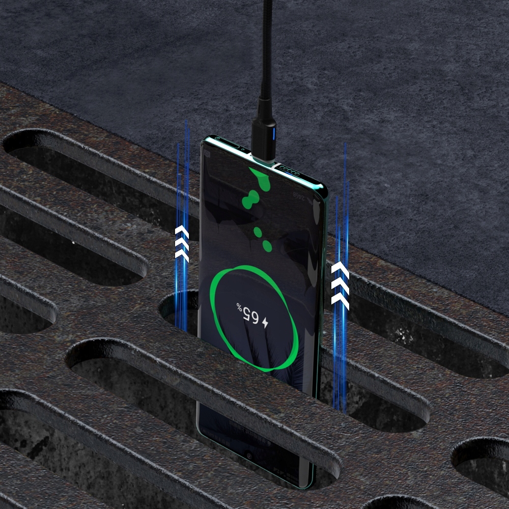 KABEL MAGNETYCZNY ONSHOP TYP C Nylonowy 1M 3A QC Długość przewodu 1 m