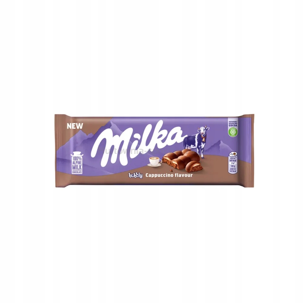 Levně Milka Bubbly Cappuccino 97 g