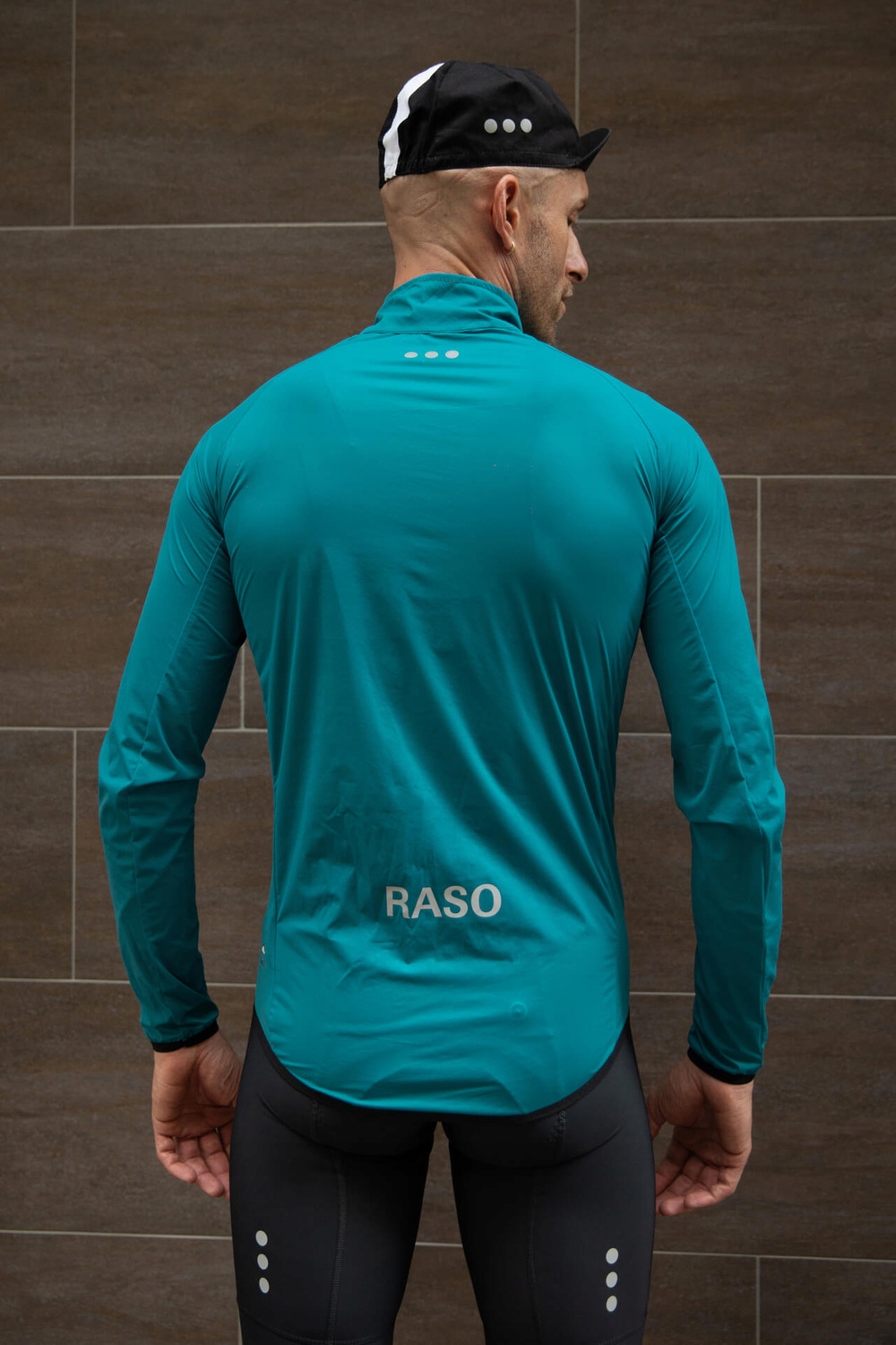 Kurtka Kolarska Wodoodporna Ultralight (turkusowy) Marka Raso