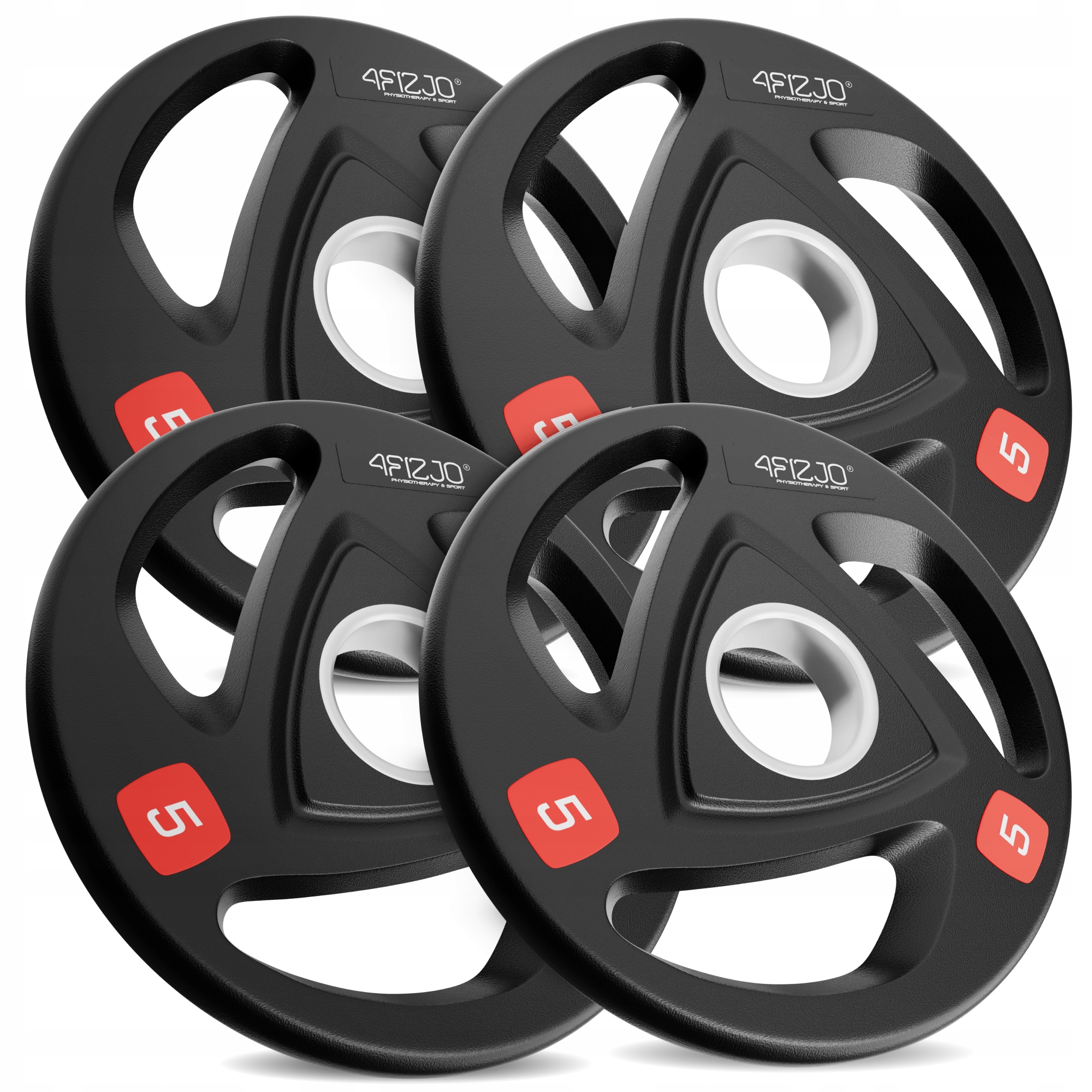 Obciążenie Olimpijskie Gumowane Powlekane Talerze Do Sztangi Gryf 4x5 kg