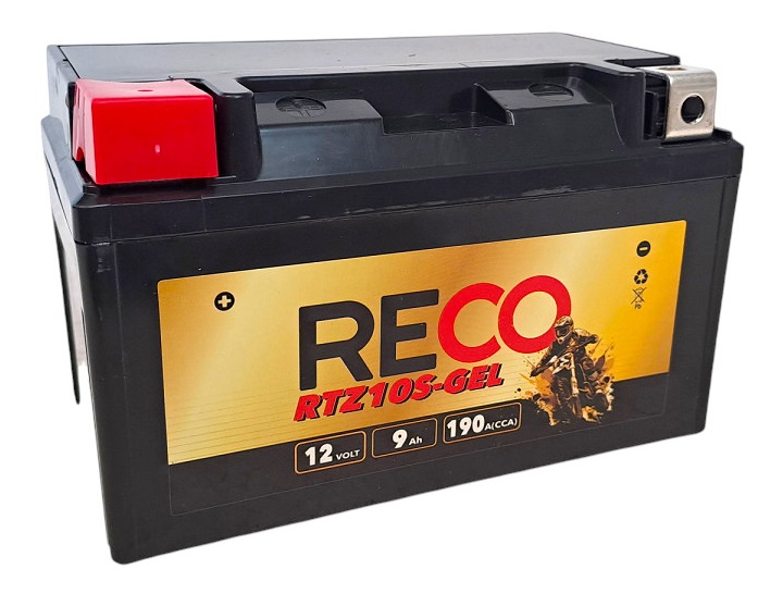 Akumulator Motocyklowy Reco RTZ10S YTZ10S ETZ10S 9 Ah 12V 190 A L+