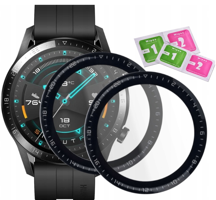 

2x Szkło Hybrydowe 7H 3D do Huawei Watch Gt 2 46mm