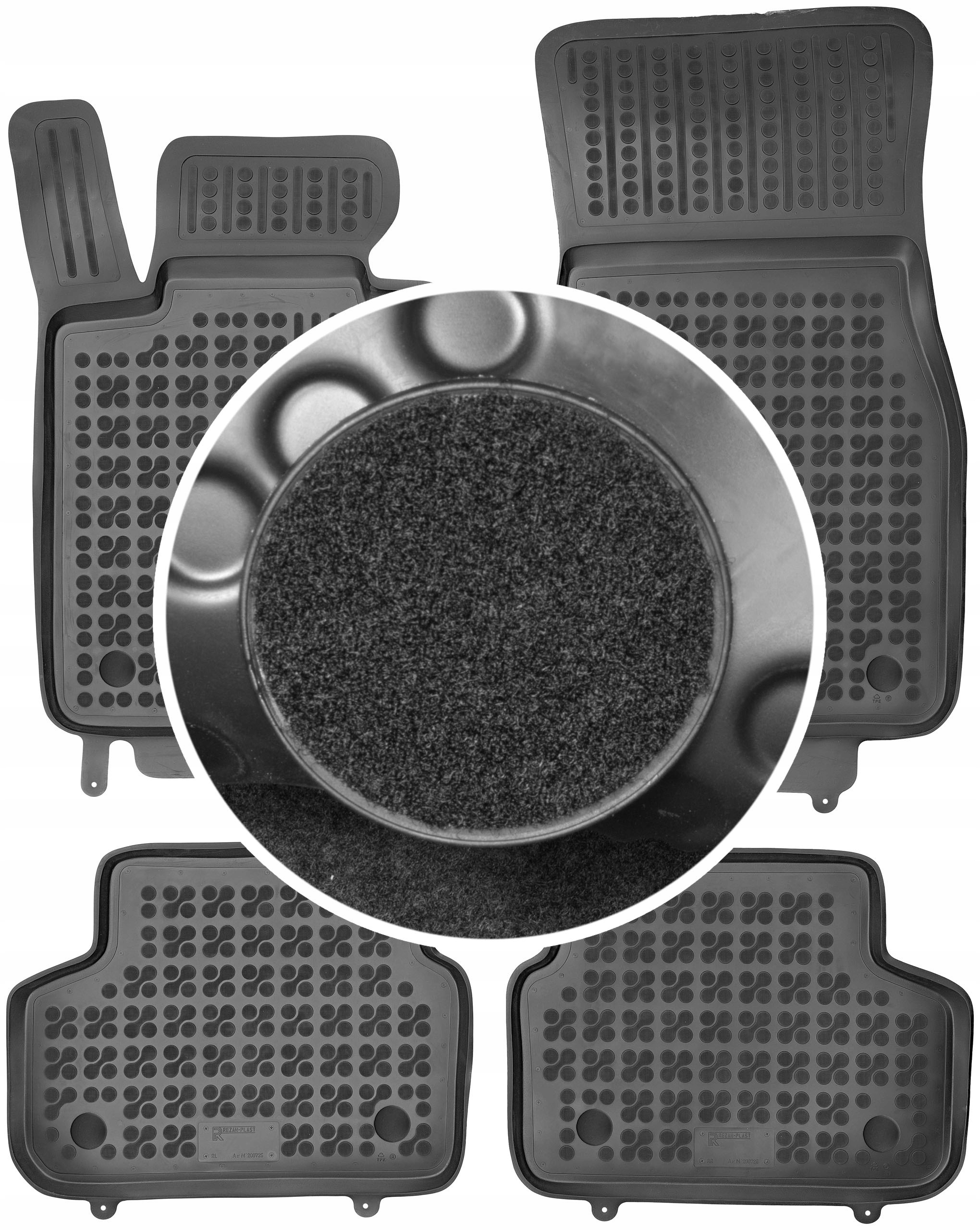 Коврики Резав-Пластик резиновые 200726 4 el.