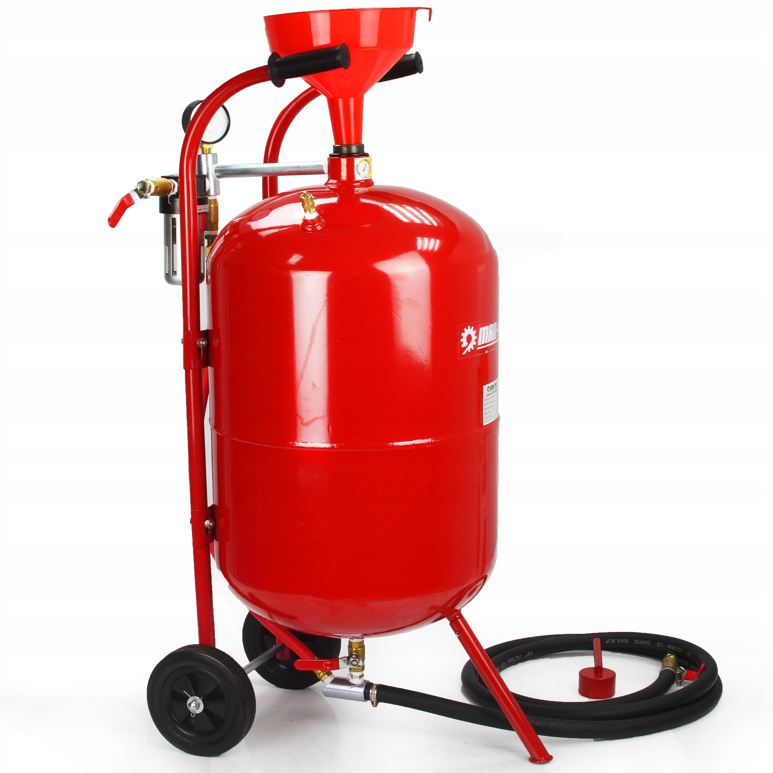 MOBILNA PIASKARKA SYFONOWA 76L PISTOLET MASKA DYSZE ZESTAW Kod producenta M80592