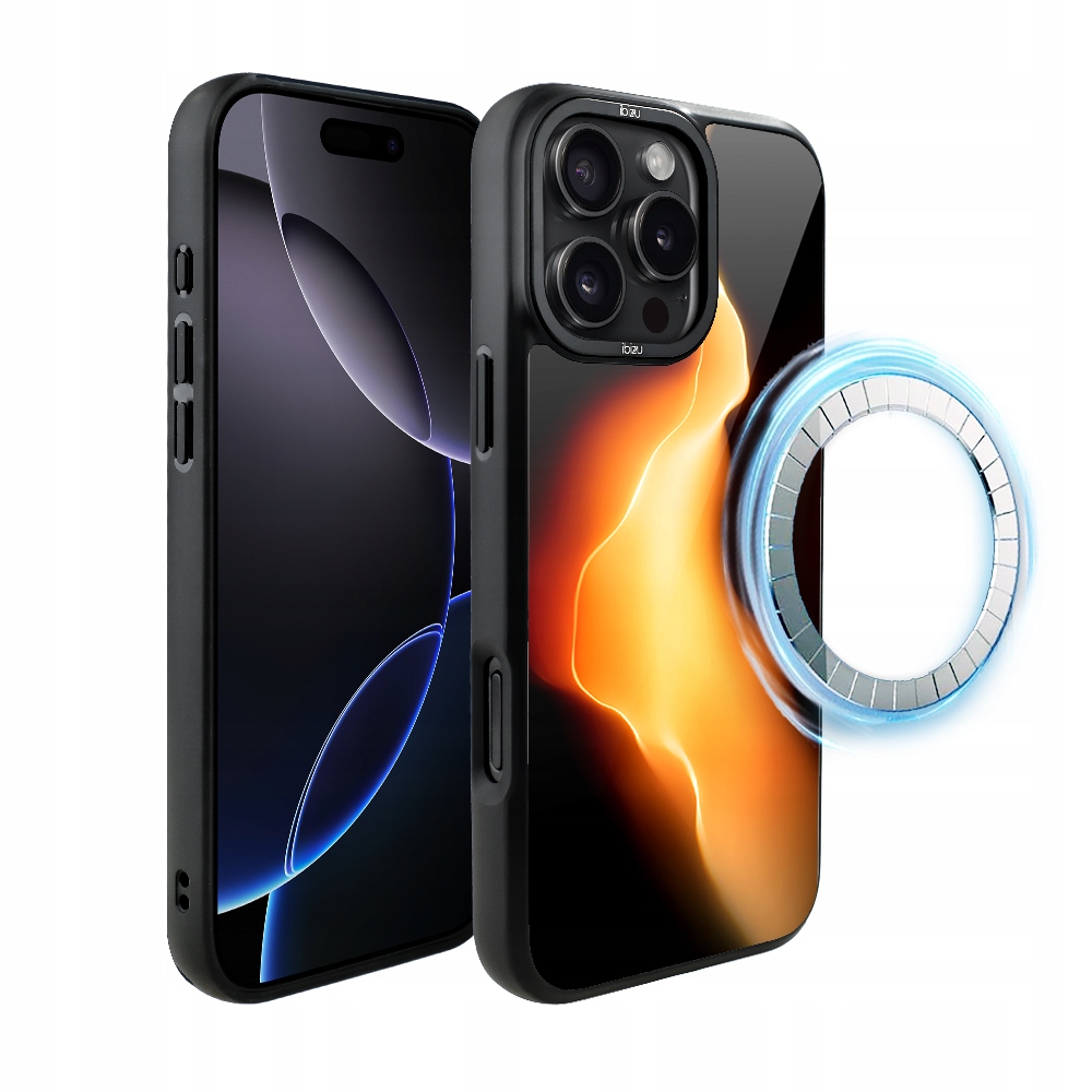 Pouzdro pro iPhone 16 Pro Max Ibizu DropGuard Matné s MagSafe, Eclipse