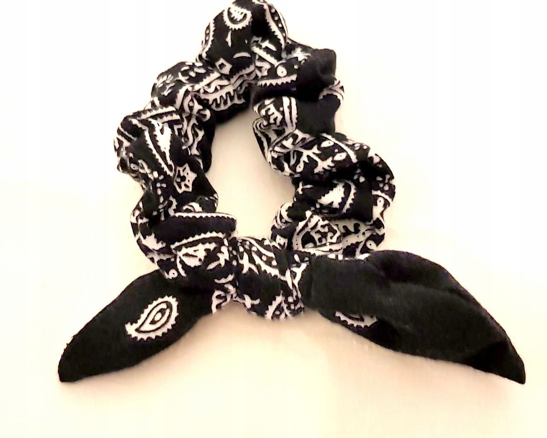 

Gumka do włosów frotka aksamitka kokarda bandana