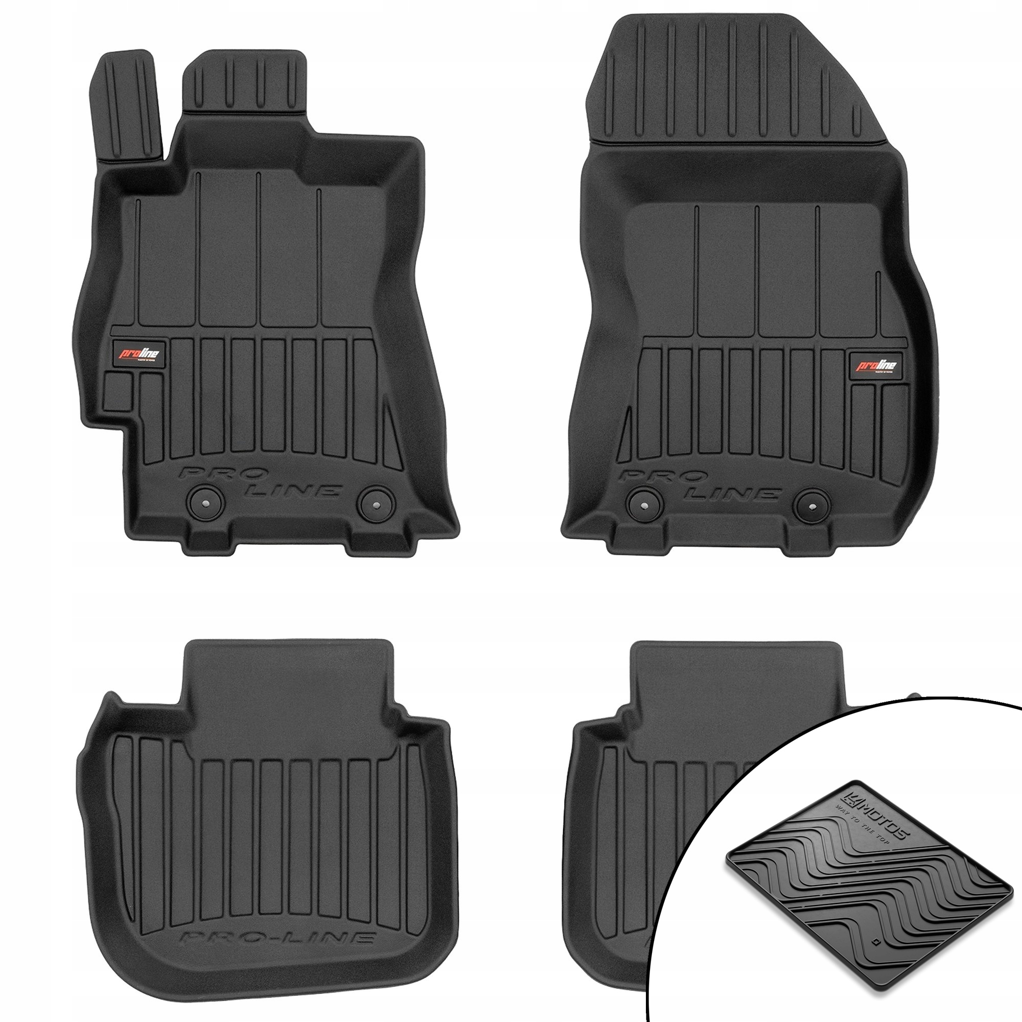 3D gumové rohože Subaru Legacy V 2009-2014 rohož zdarma