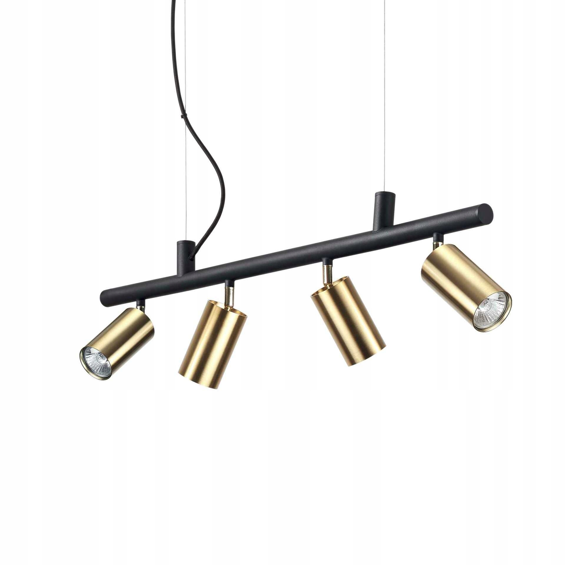 Závesné bodové svietidlo Ideal Lux Dynamite SP4 Ottone Satinato 244624 GU10