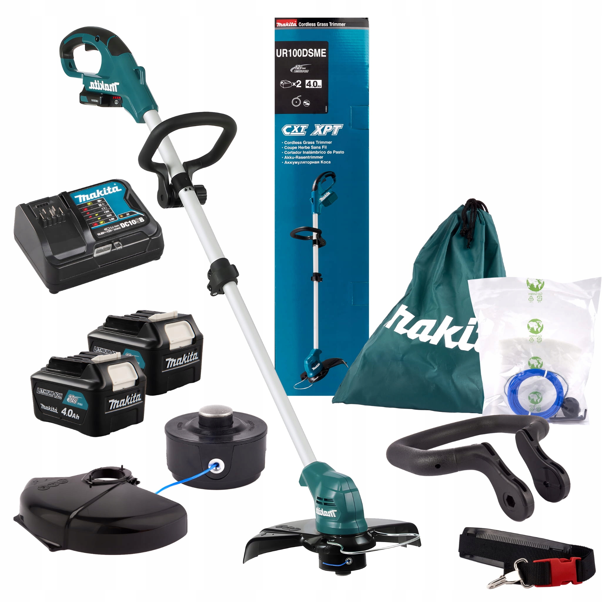 Makita UR100DSME Podkaszarka Akumulatorowa 2x4Ah