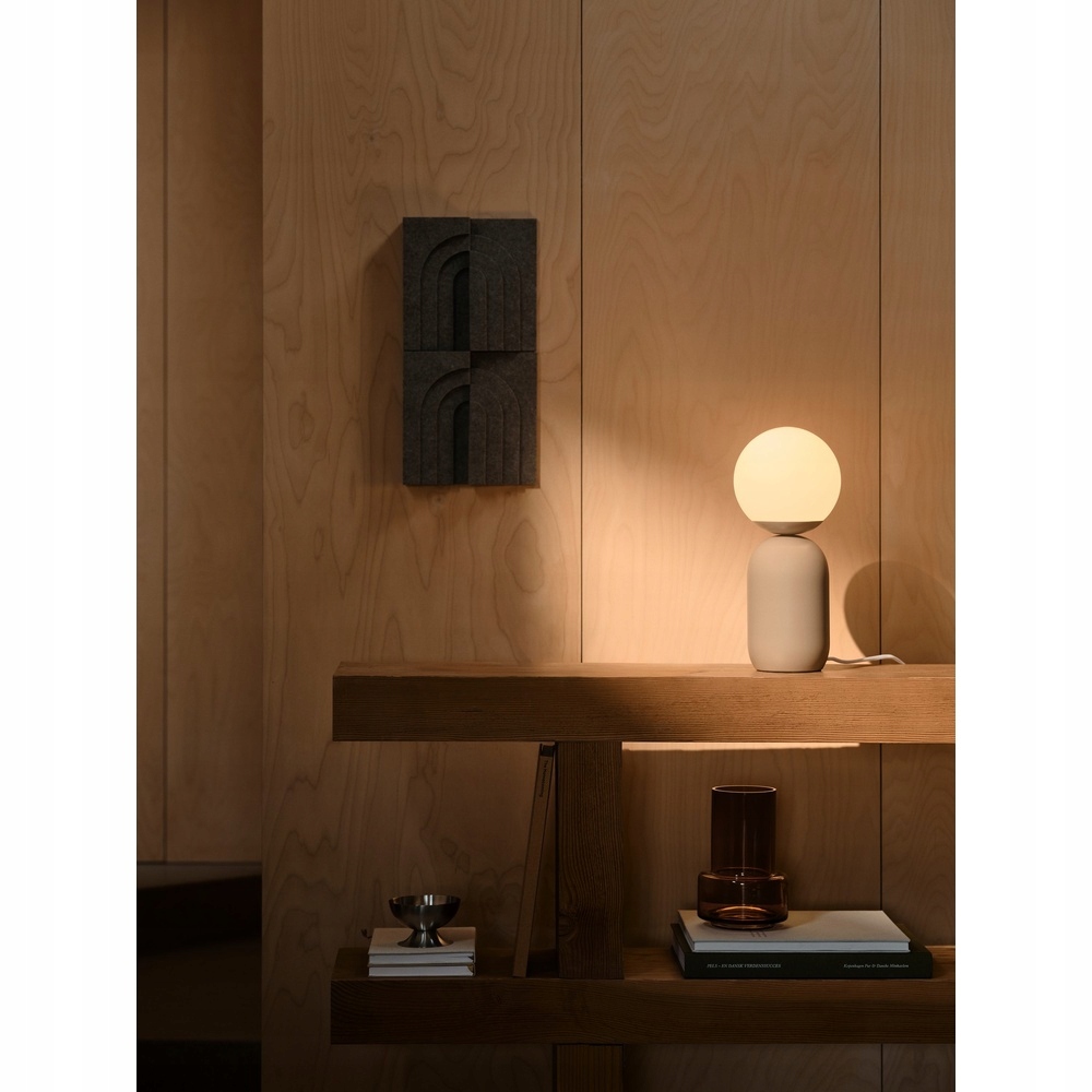 Stolní lampa Notti Light hnědá béžová E14 25W Nordlux