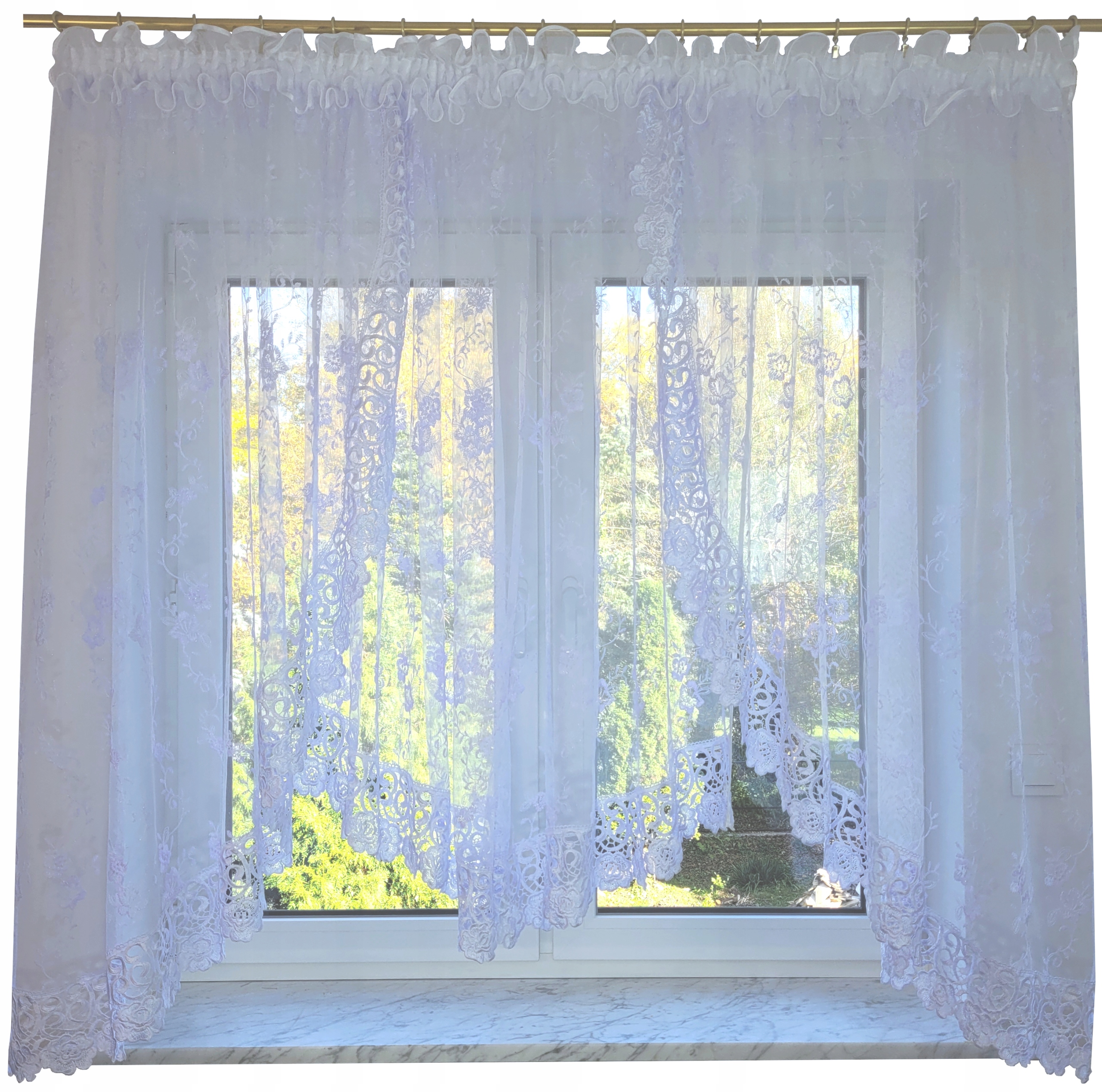 

Firana Gotowa Markizeta Z Gipiurą 160x400 Krótka