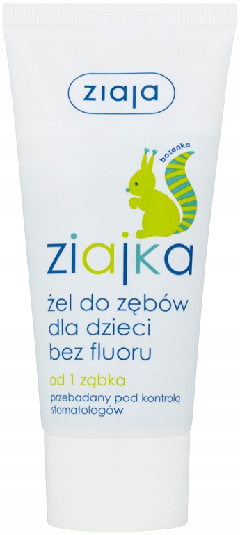 

Ziajka Żel Do Zębów Dla Dzieci Bez Fluoru 50ml