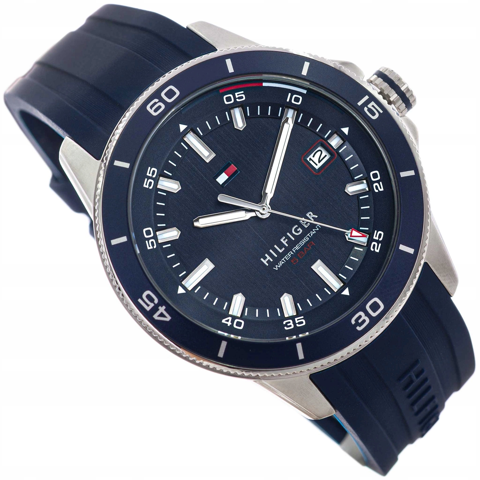 Pánské Hodinky Tommy Hilfiger 1792225 Remy Tmavě Modré Na Řemínku Datumovka