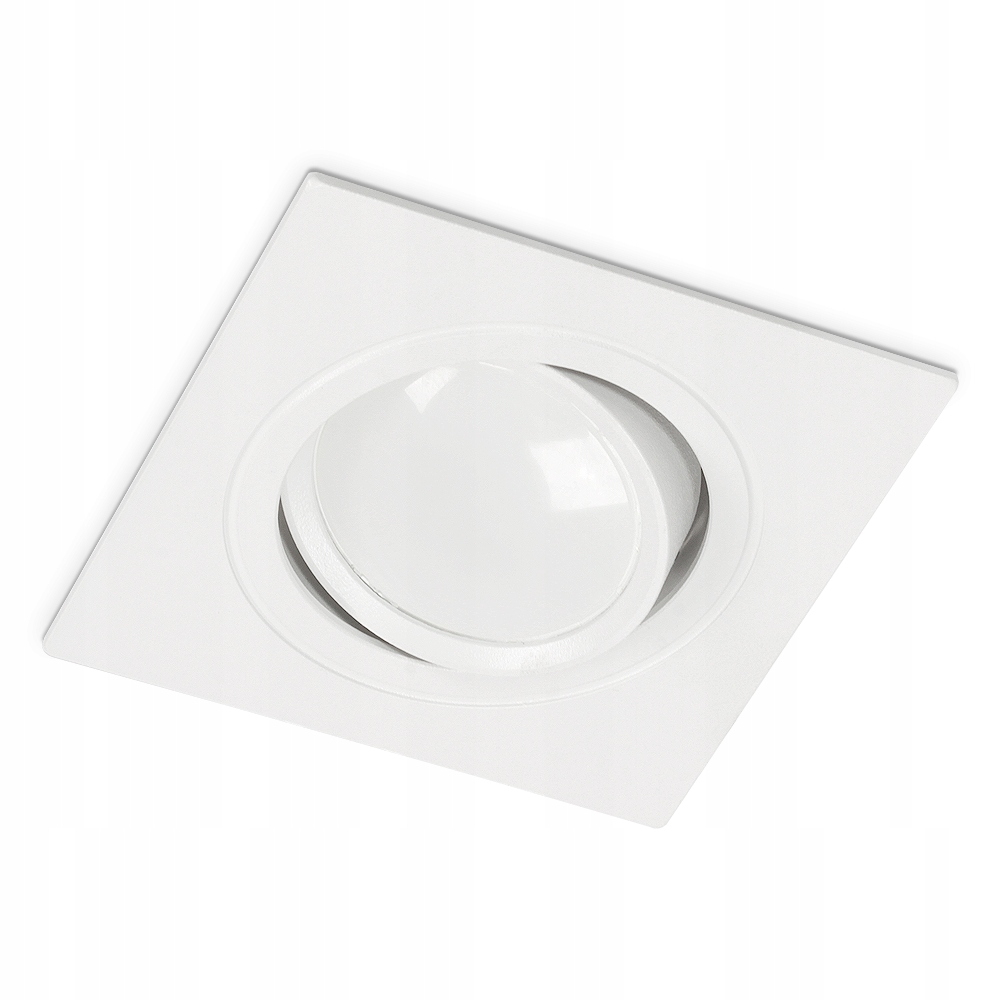 Oprawa halogen ODLEW BIAŁA + LED GU10 7W 3000K Zasilanie sieciowe