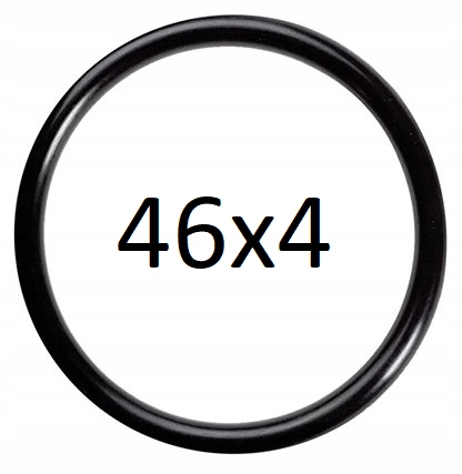 Oring 46X4 mm NBR70 gumový těsnění odolný vůči oleji 100 ks