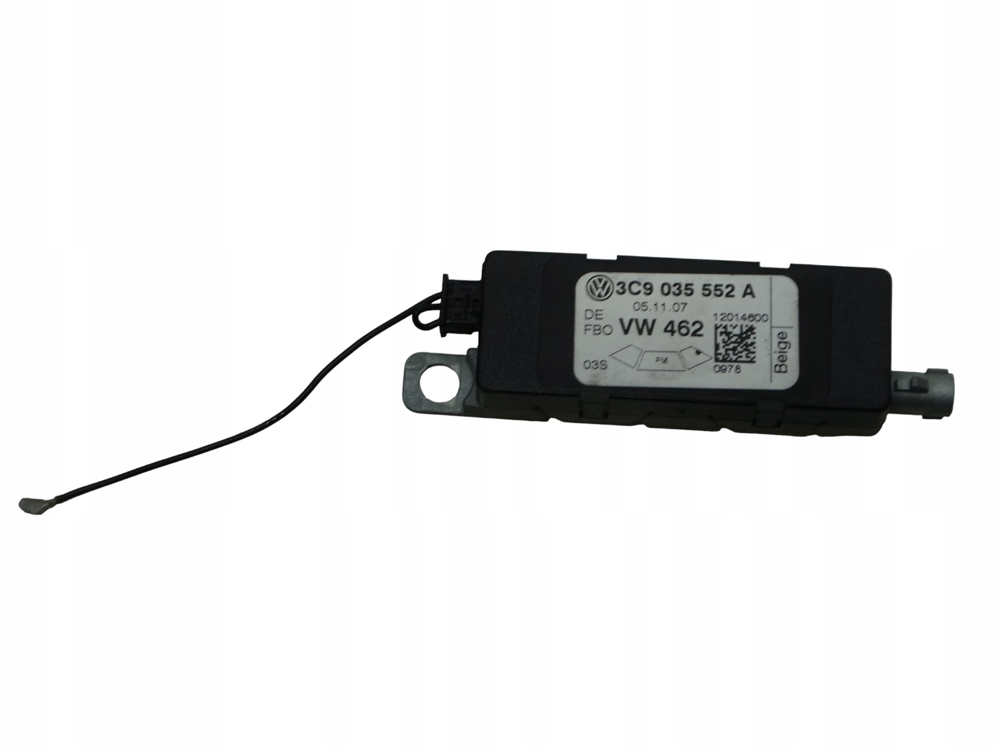 module antenna amplifier VOLKSWAGEN PASSAT B6 05-12R. 3C9035552A