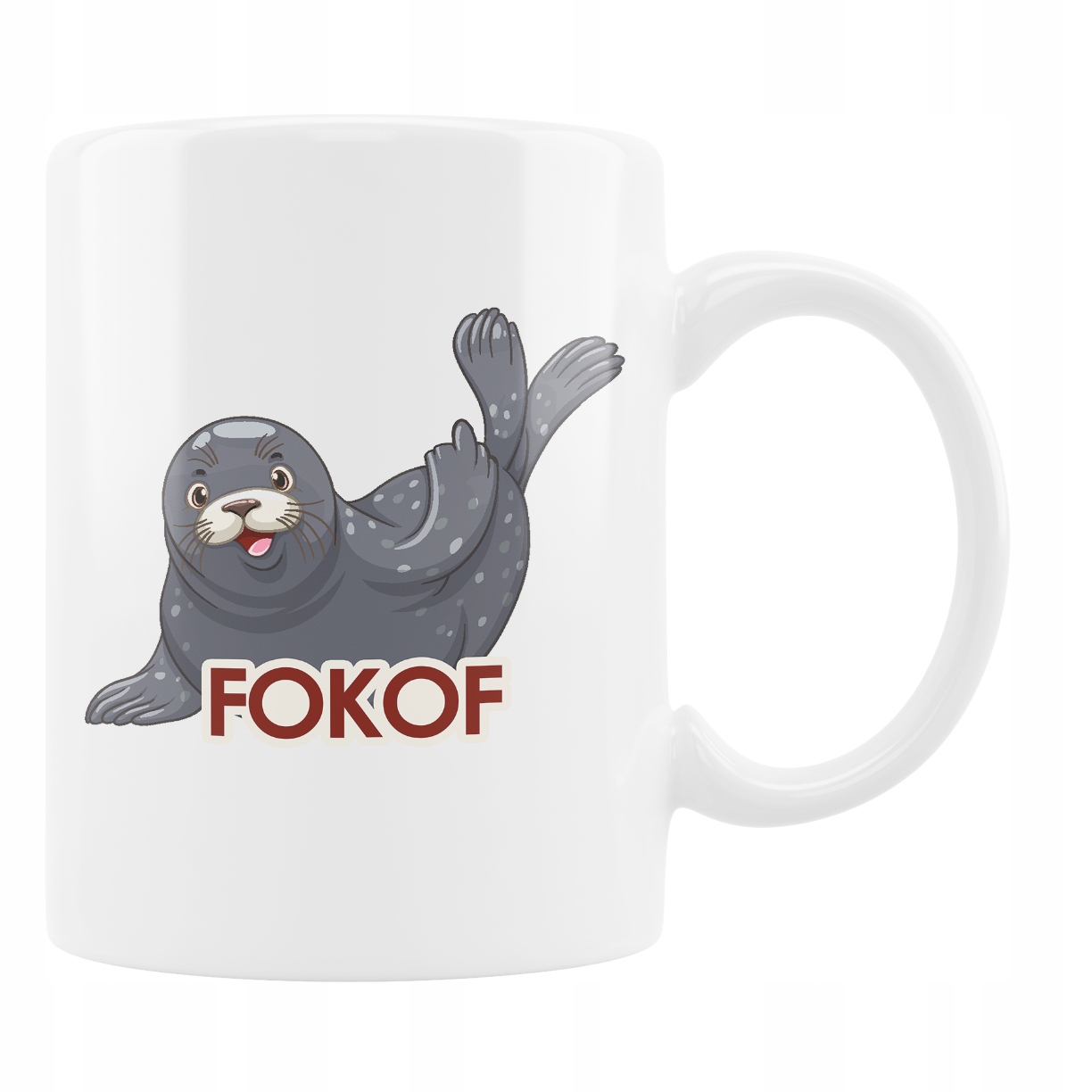 

Kubek Śmieszny Foka Fuck You Fuckof