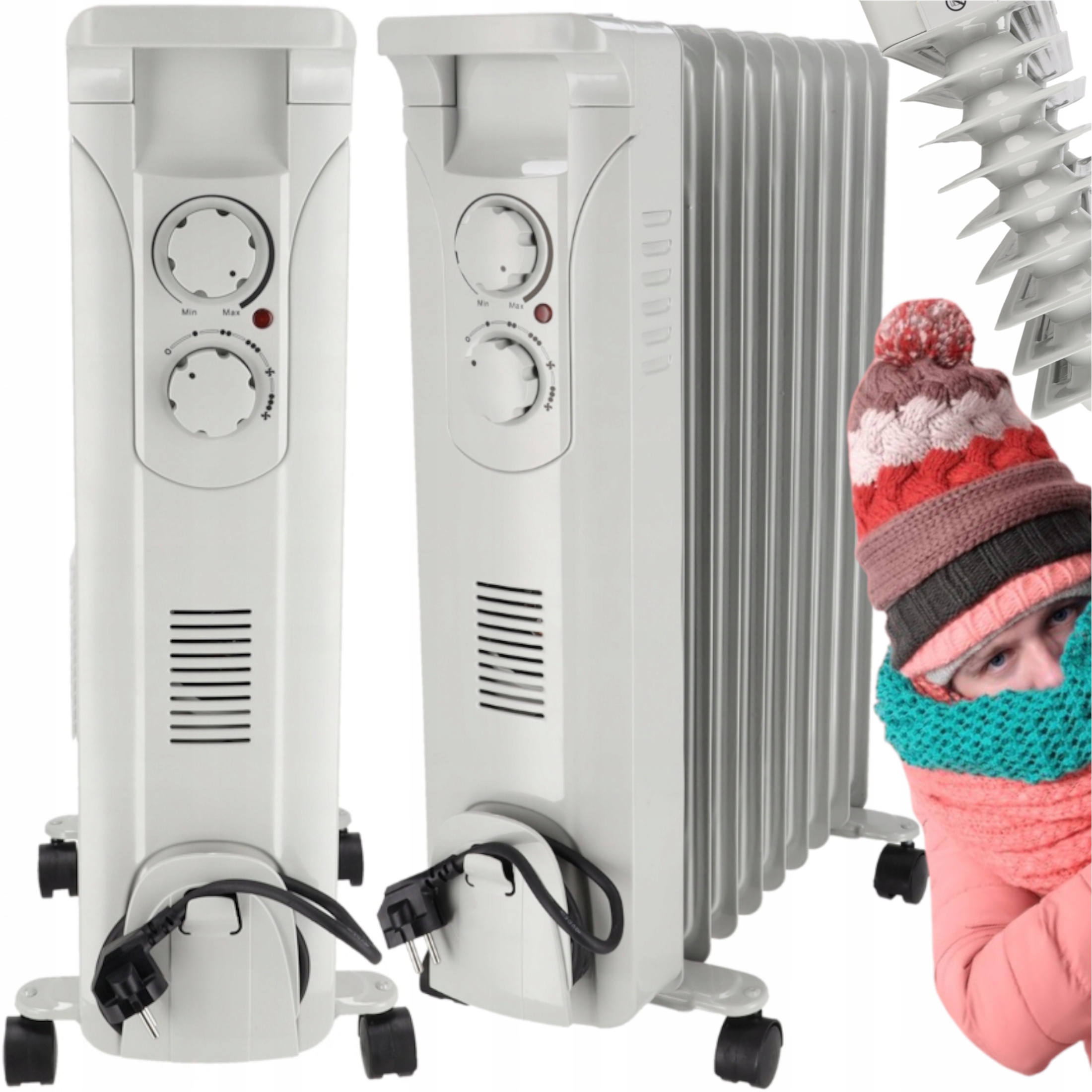 Topný Panel Olejového Radiátoru S Termoventilátorem – Cirkulátor A Regulace