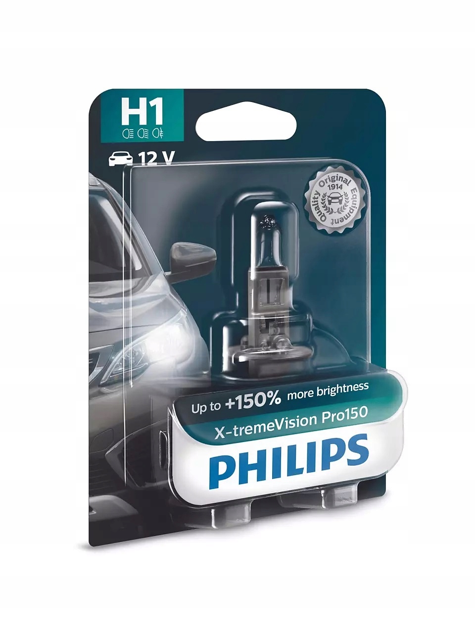 

Philips H1 X-treme Vision PRO150 Żarówka 150% New