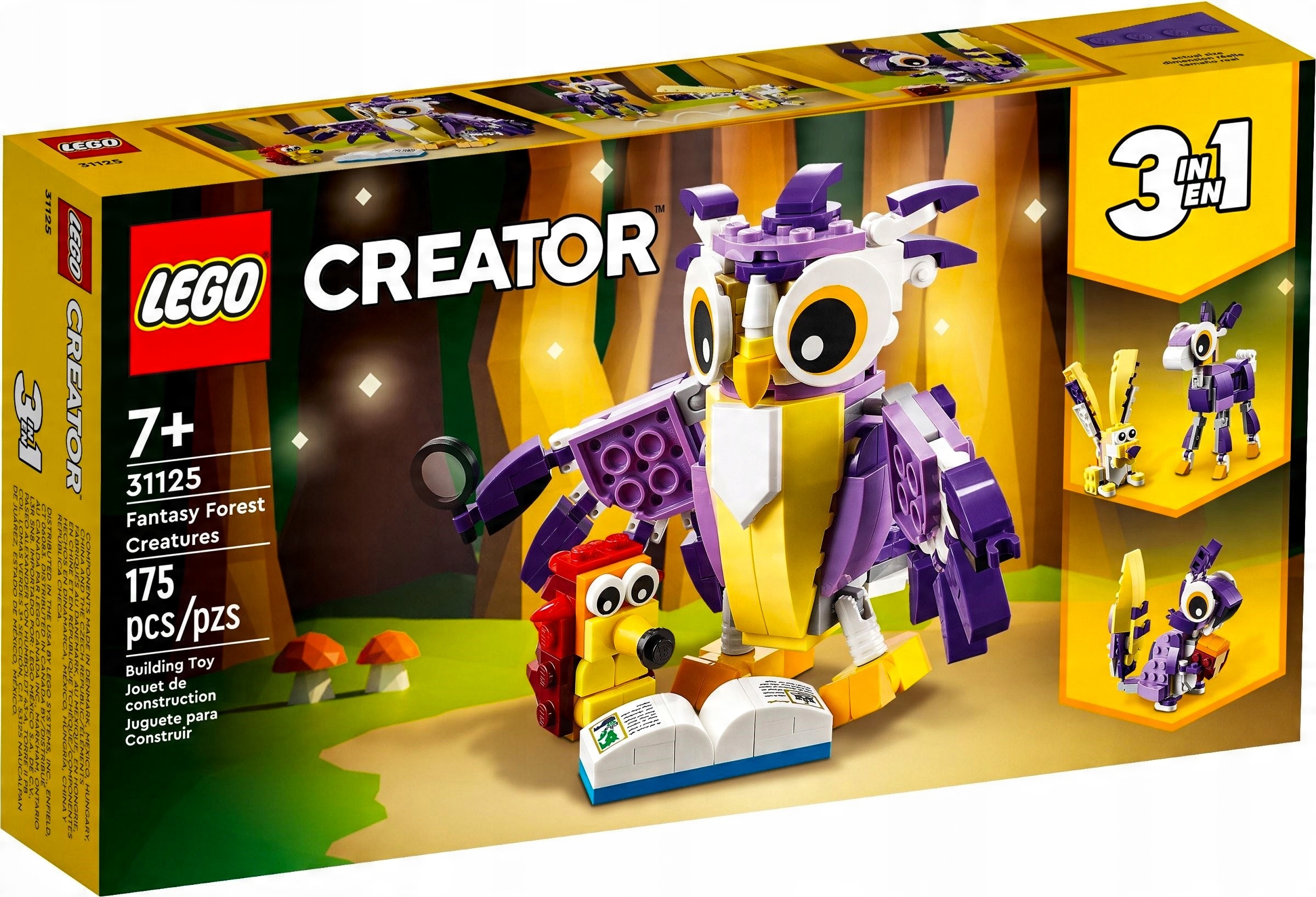 

Lego Creator 3W1 Fantastyczne Leśne Stworzenia