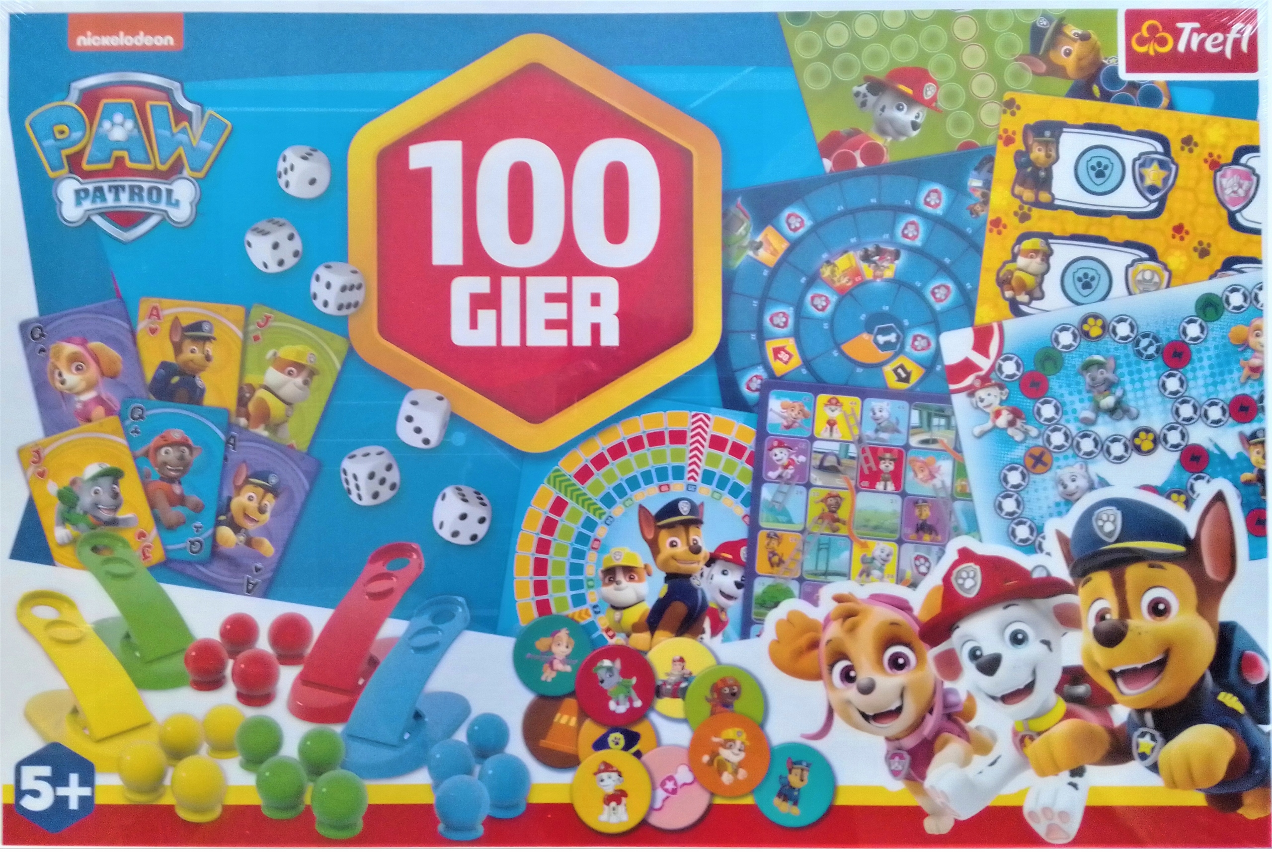 Zestaw 100 gier GRA PSI PATROL Gry - Trefl