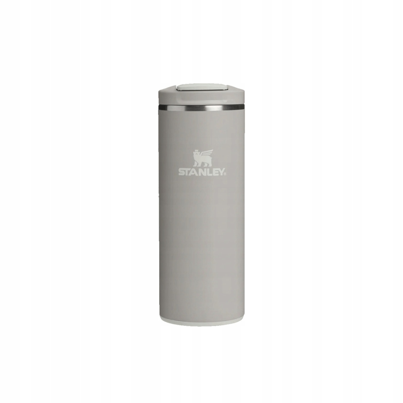 Termohrnek Stanley Transit Fliptop Ash – 350 ml, šedý