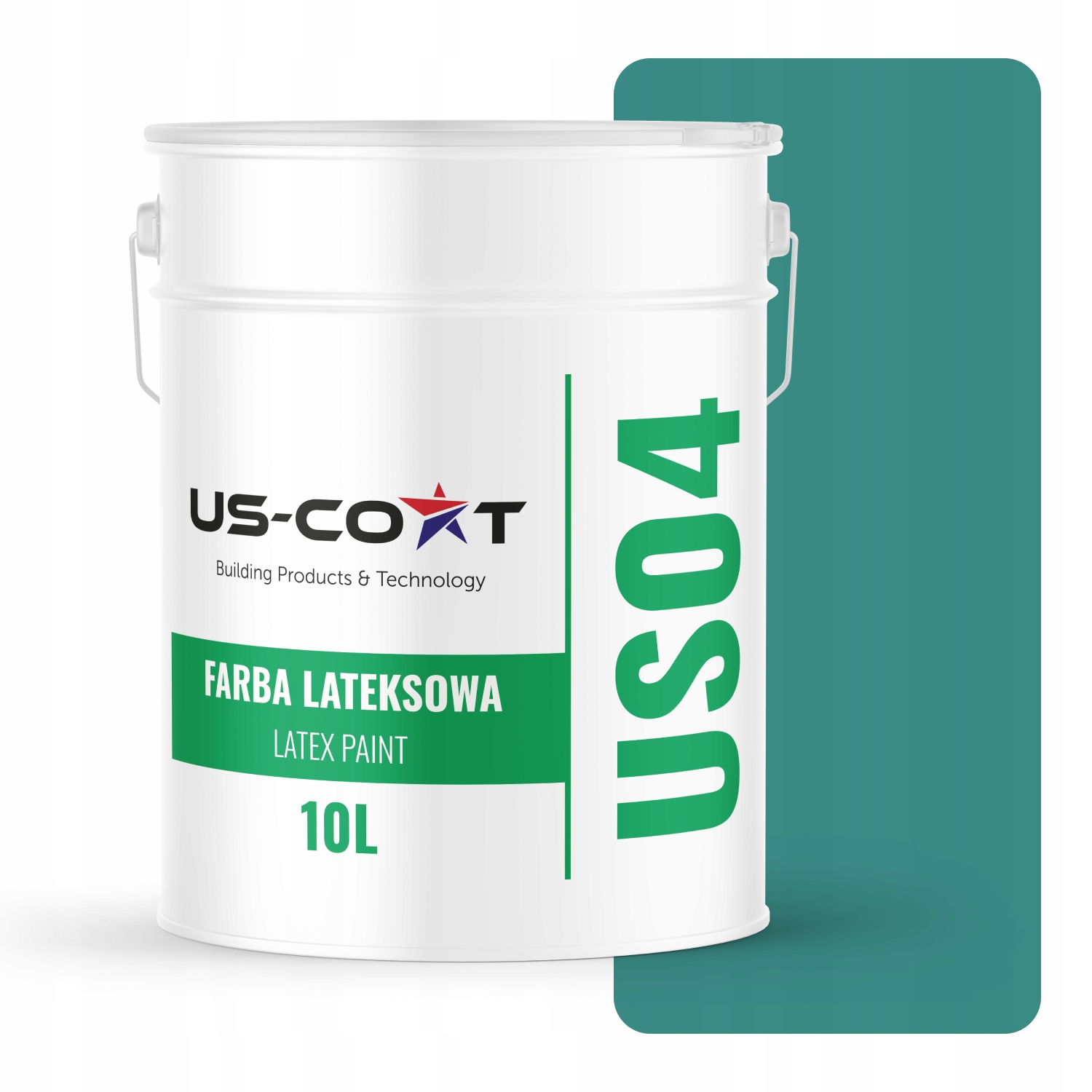 Latexová Farba Tyrkysová Tmavá H1421 10L Hlboká Matná Na Stropné Steny