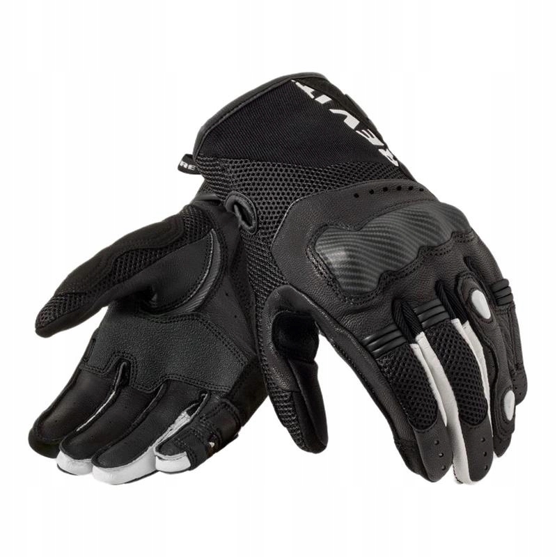 Krátke motocyklové rukavice Revit Blaze Black/white čierne, biele