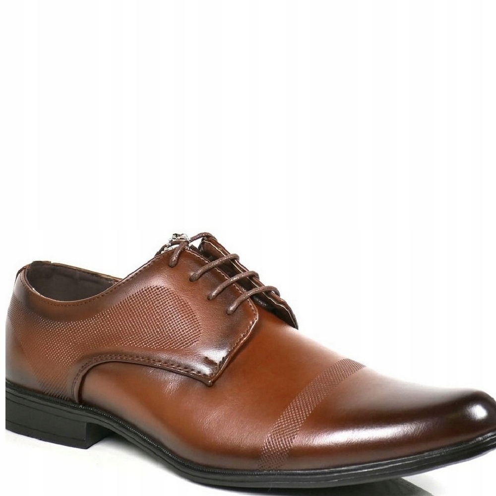 Pánské Elegantní Společenské Polobotky S Páskem, Hnědé, Módní, Velikost 44