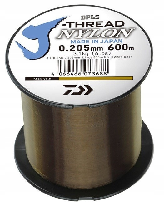 Żyłka Daiwa J-Threads Dpls khaki gold 0.26mm 5.10kg 600m