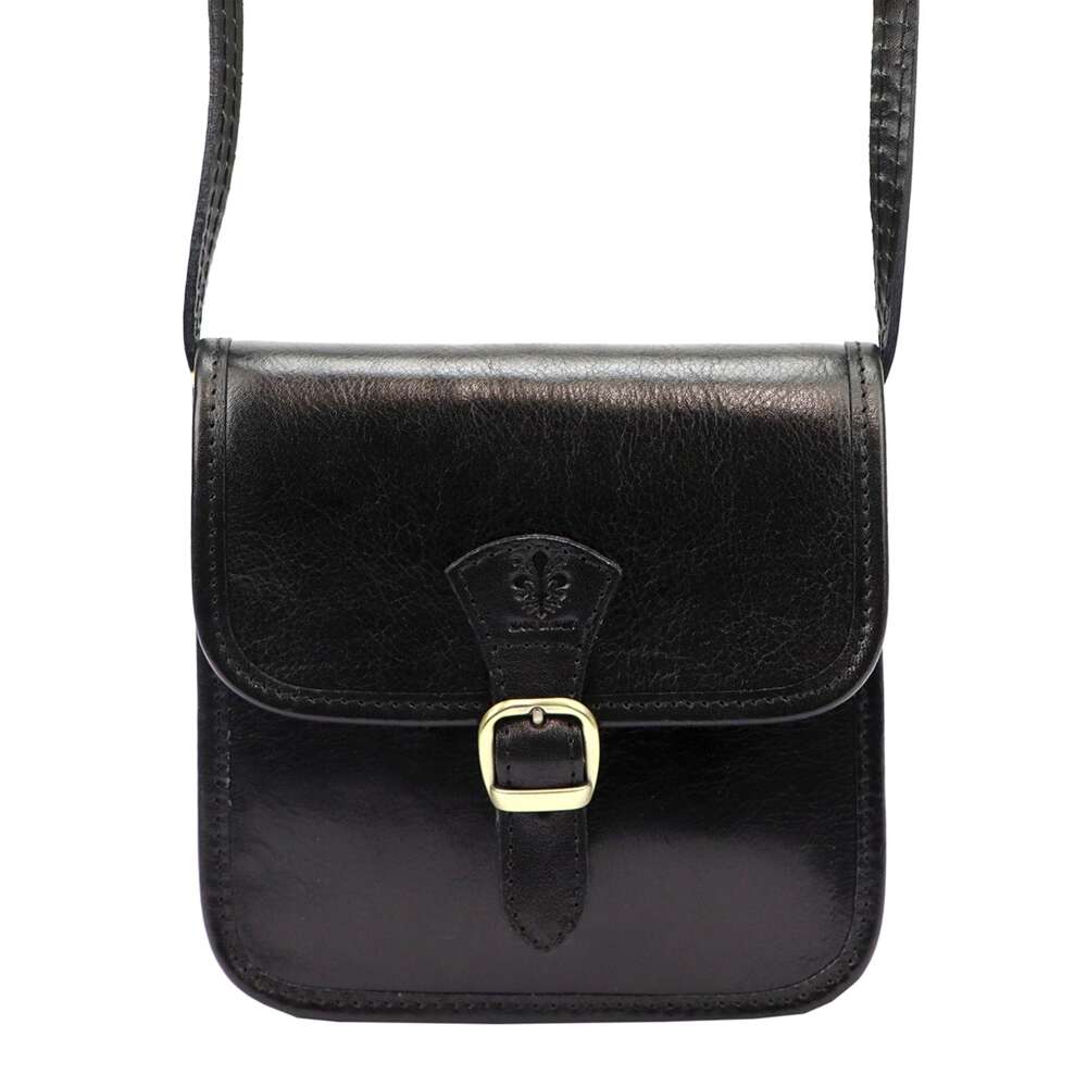 Kabelka Přes Rameno Florence 133 Kožená Zlaté Kování