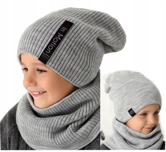 

Czapka Komin Chłopięcy Zimowy *kolory* 7-12 lat