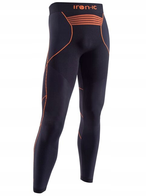 Iron-ic Pánské běžecké legíny Barva: Black, Velikost: S/m