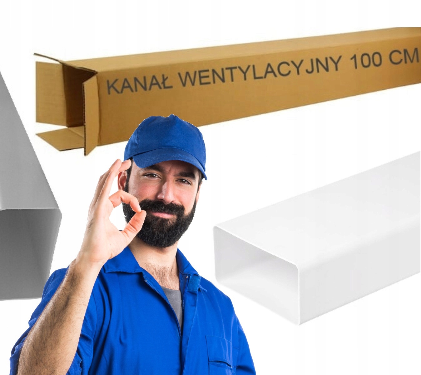 

Kanał wentylacyjny płaski 110x55 1m