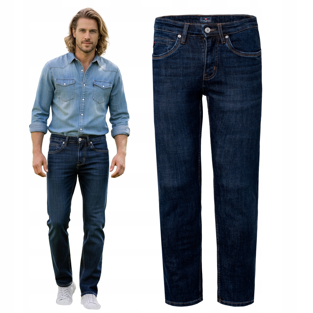 Pánské elastické džíny Andy Comfort Fit W38/L30 Pako Jeans