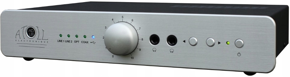 PRZETWORNIK DAC WZMACNIACZ ATOLL HD120 SILVER