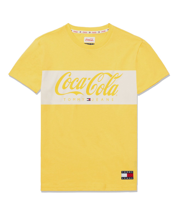 Žluté Tričko Coca Cola Tommy Hilfiger vel. M
