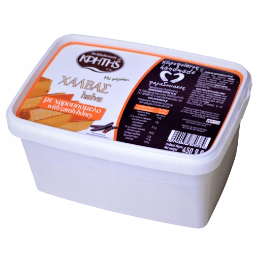Levně Cretan Halva Chalva s karobovým medem 450 g