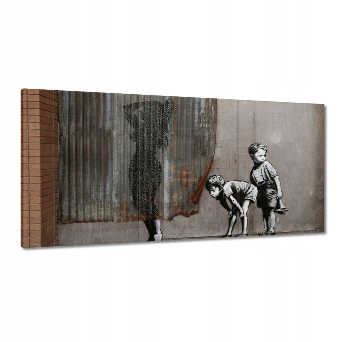 Obrazy 180x90 Banksy Chlapci Sprcha