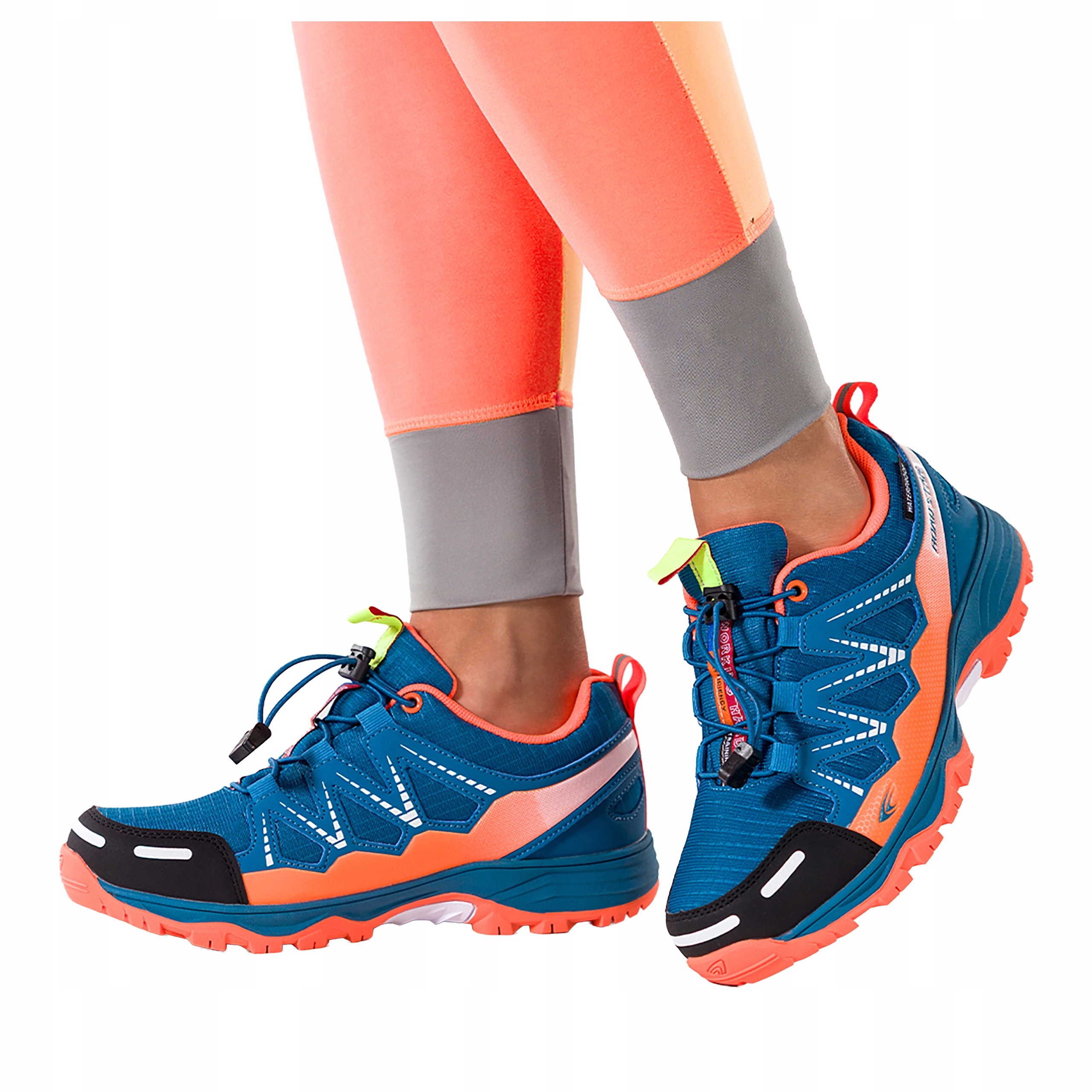 Trekové Boty Modré Dámské Běžící Podrážka Šněrovací vel. 39