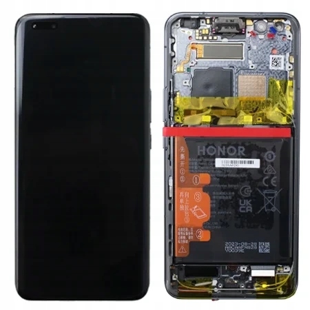 Originální LCD displej Baterie Rámeček Honor Magic 5 Pro Černý