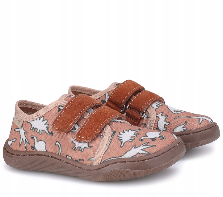 Emel EK6000A-1 Pantofle Kapcie Tenisówki Trampki Barefoot Dinozaury r.23
