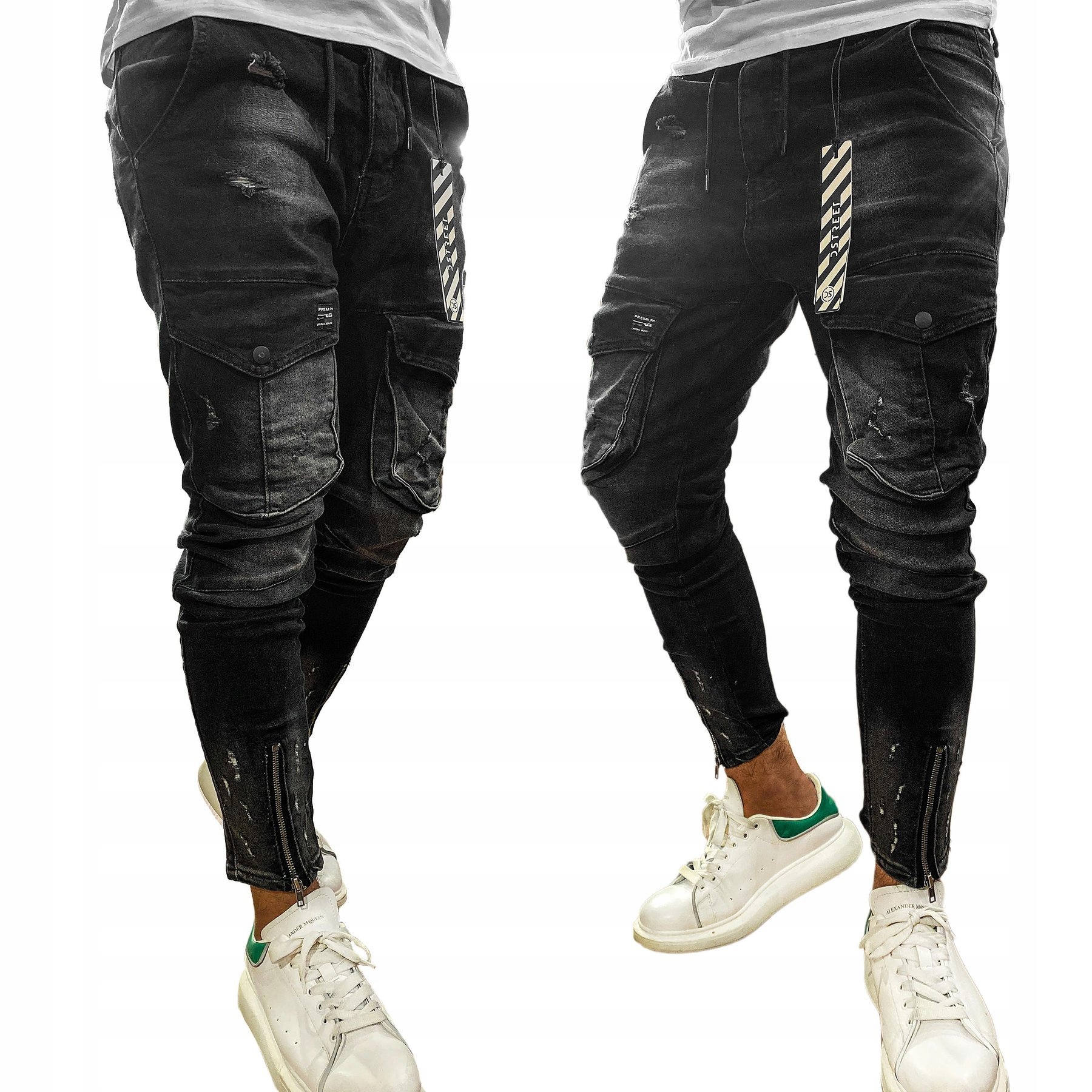 

Męskie Spodnie Typu Bojówki ux3291 - 34