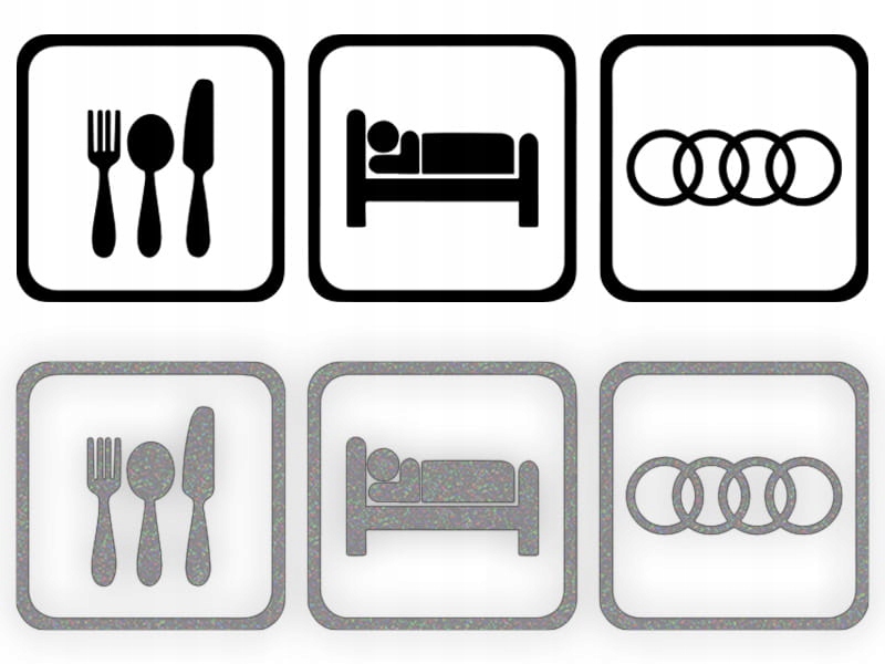 

Eat Sleep Audi Naklejka na samochód na auto Od