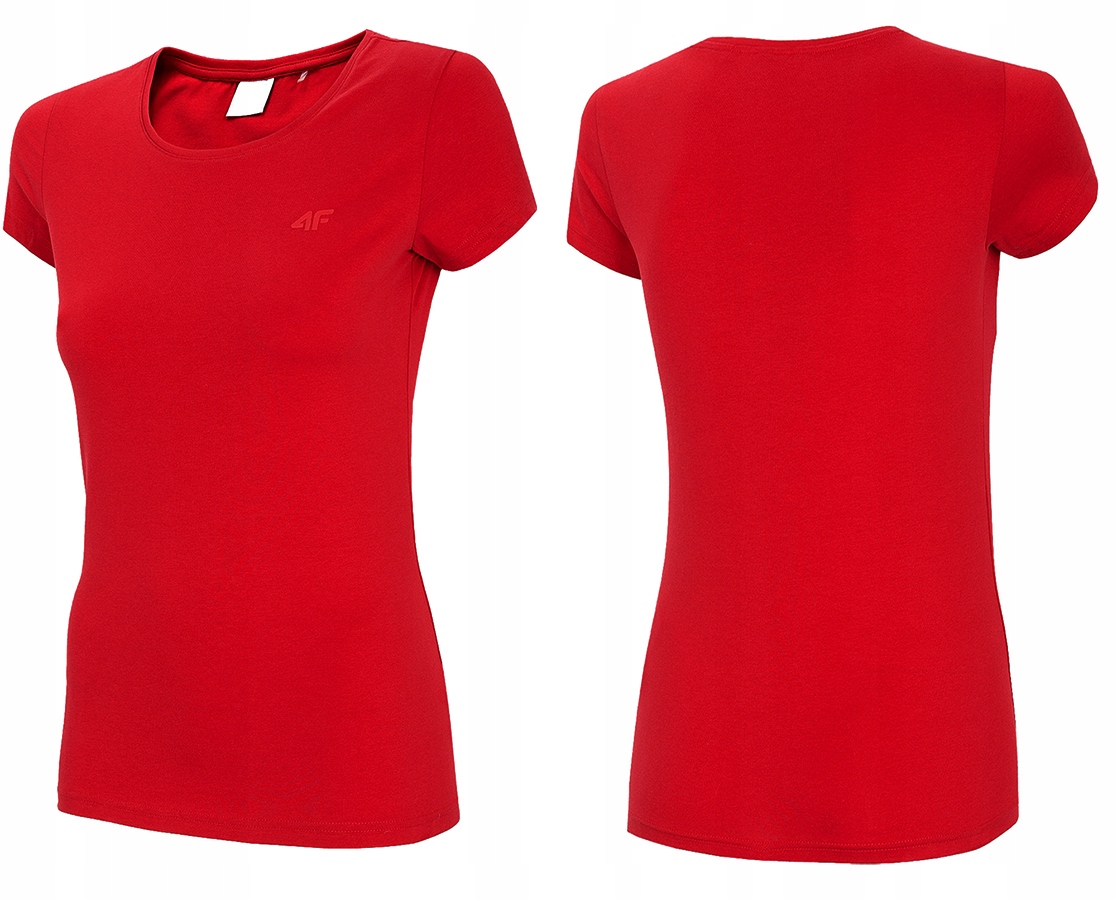 

4F Damska Koszulka Bawełna Lato T-shirt TSD001 L