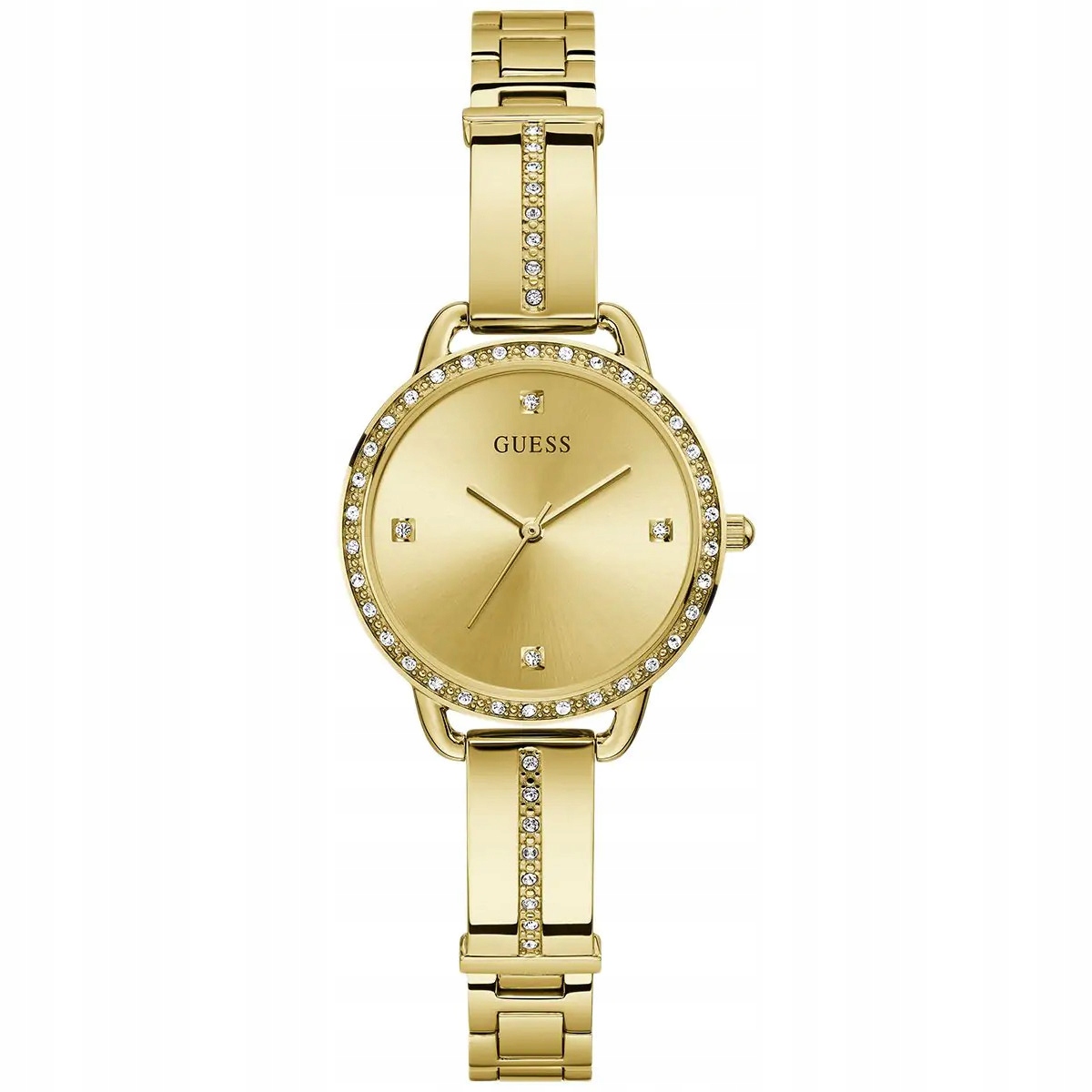 Dámské hodinky Guess GW0022L2 Zirkony zlaté