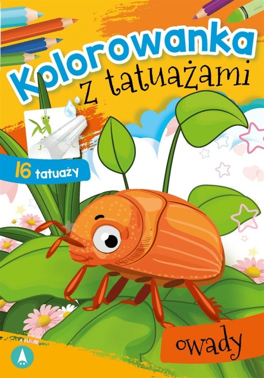 

Kolorowanka z tatuażami. Owady