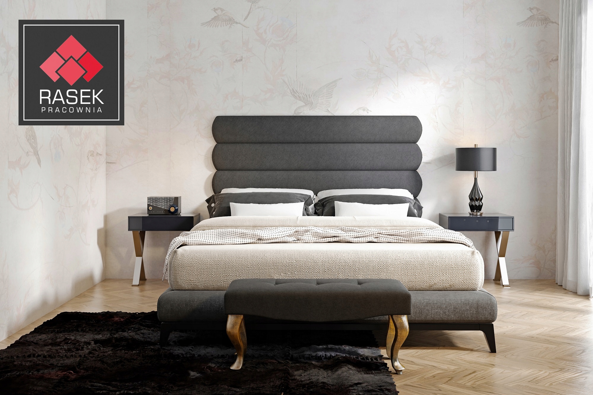 PANELE TAPICEROWANE ścienne PRACOWNIA tapicerska LONG PLUS 180x15 cm Producent Rasek