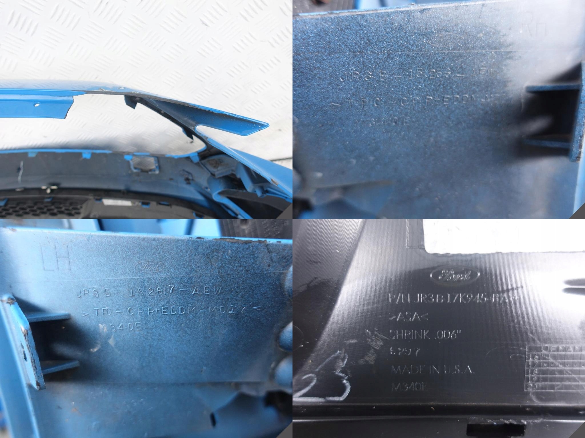 FORD MUSTANG VI 6 LIFT 17- bumper grid SPOILER